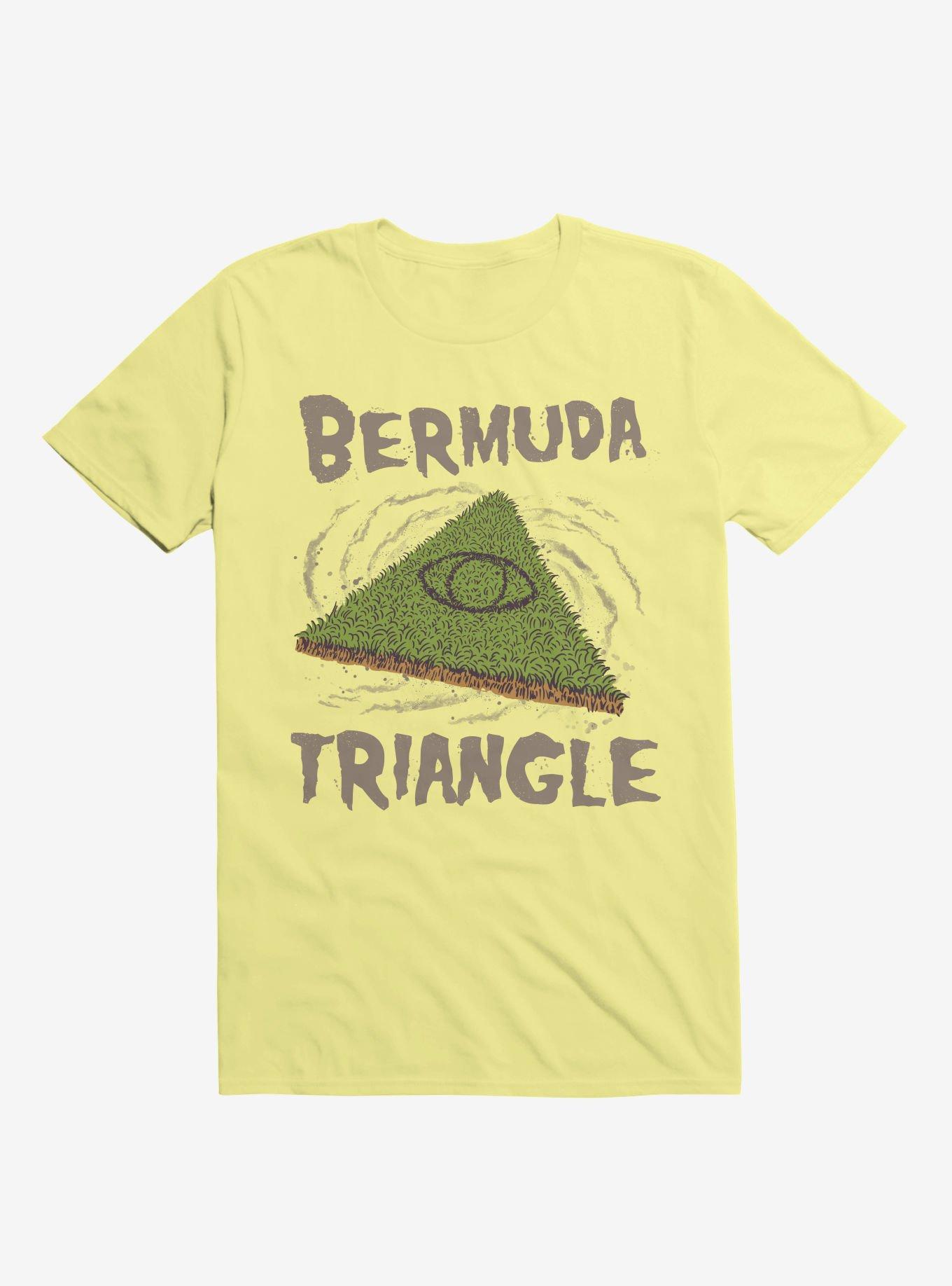 Bermuda Triangle Grass Corn Silk Yellow T-Shirt, CORN SILK, hi-res