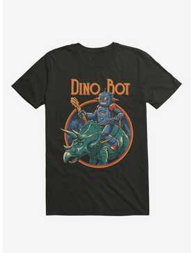 Dino Bot 2 Black T-Shirt, , hi-res