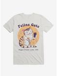 Feline Cute Might Delete Later Cat Challenge White T-Shirt, WHITE, hi-res