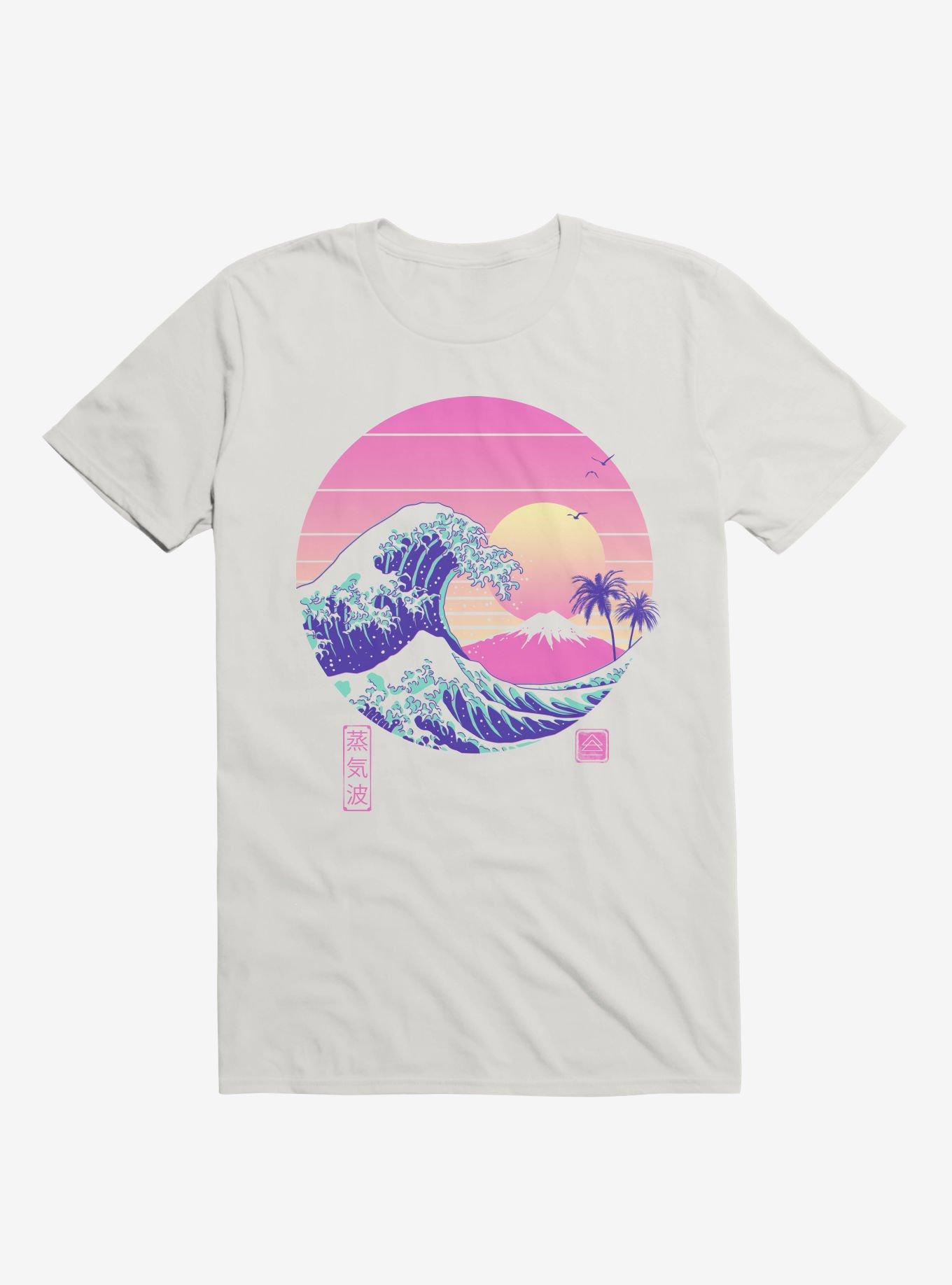 The Great Vaporwave White T-Shirt - WHITE | Hot Topic