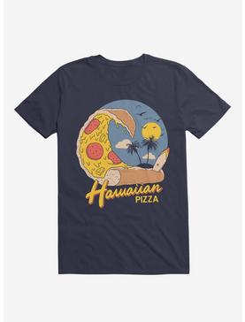 Hawaiian Pizza Navy Blue T-Shirt, , hi-res