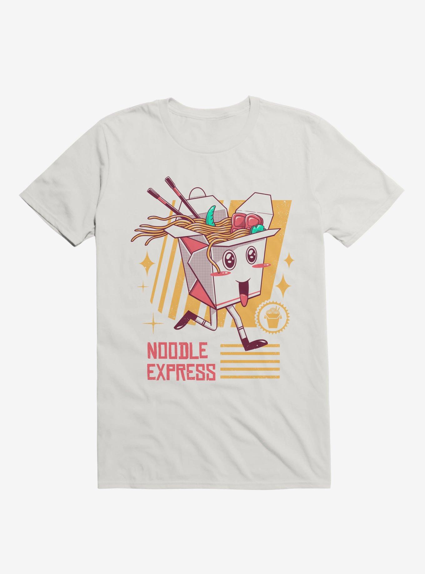 Noodle Express White T-Shirt, WHITE, hi-res