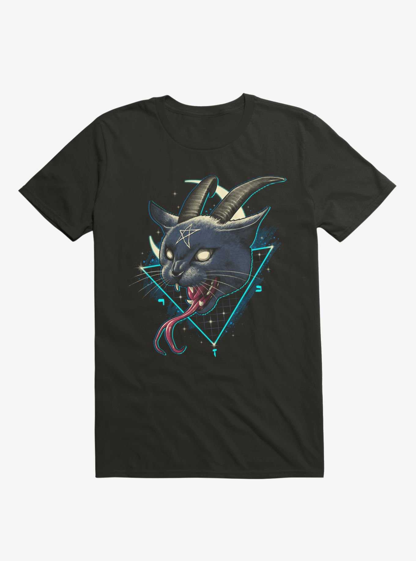 Rad Devil Cat Black T-Shirt, , hi-res