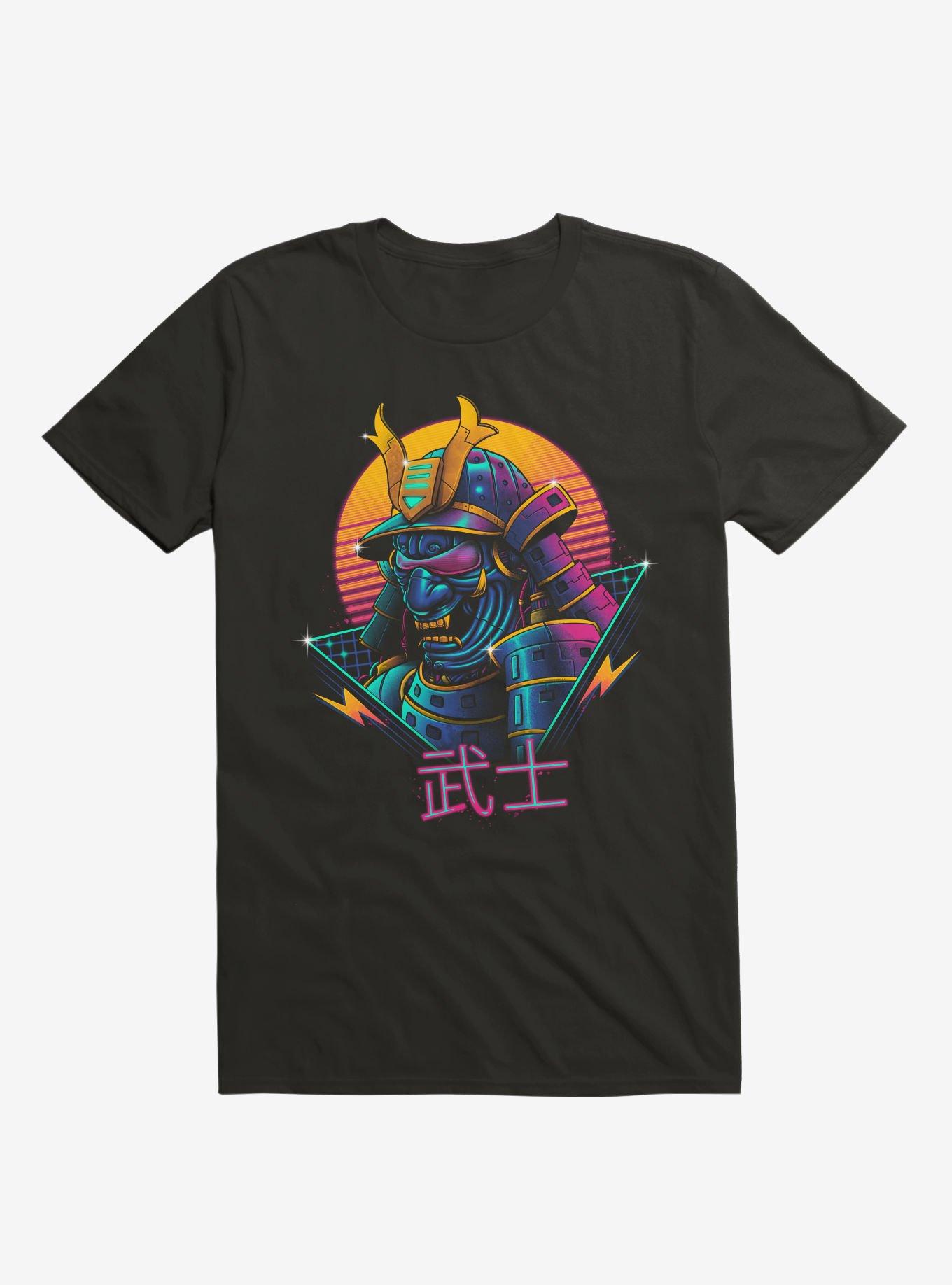 Rad Samurai Black T-Shirt, BLACK, hi-res