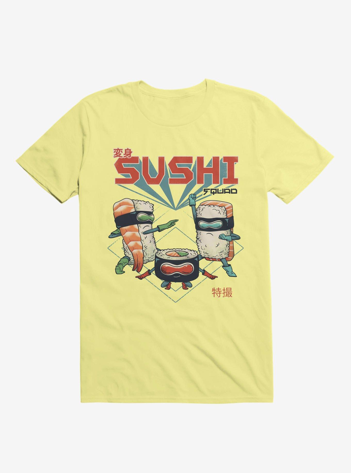 Sushi Squad Corn Silk Yellow T-Shirt