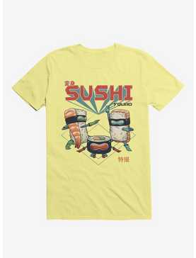 Sushi Squad Corn Silk Yellow T-Shirt, , hi-res