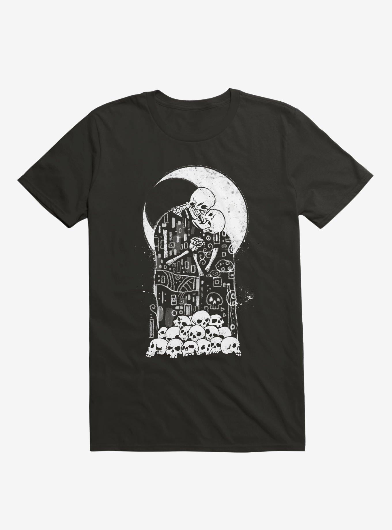 The Kiss Of Death Black T-Shirt, BLACK, hi-res