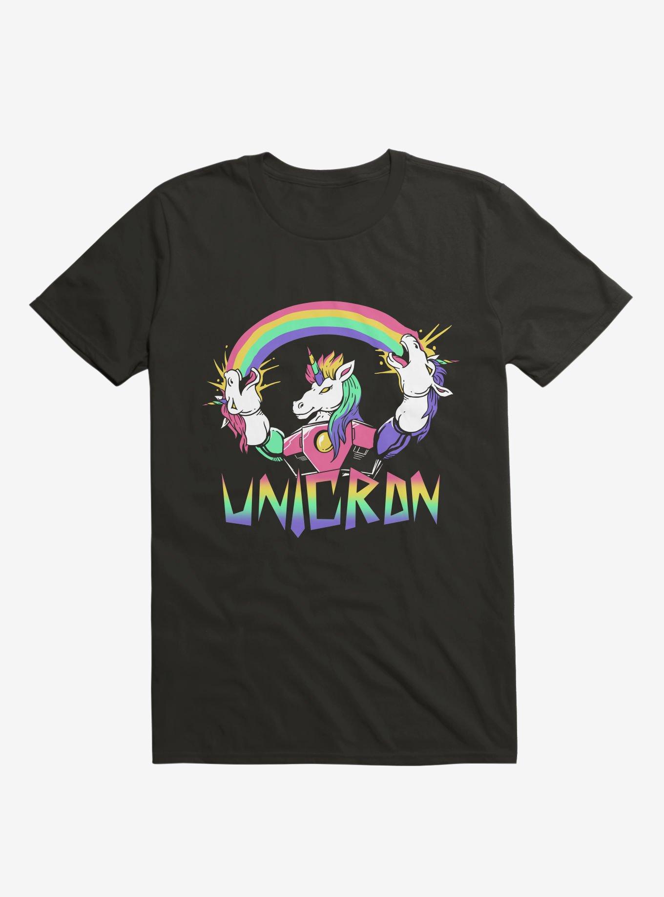 Unicron Rainbow Black T-Shirt, BLACK, hi-res