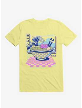 Vaporwave Ramen Corn Silk Yellow T-Shirt, , hi-res