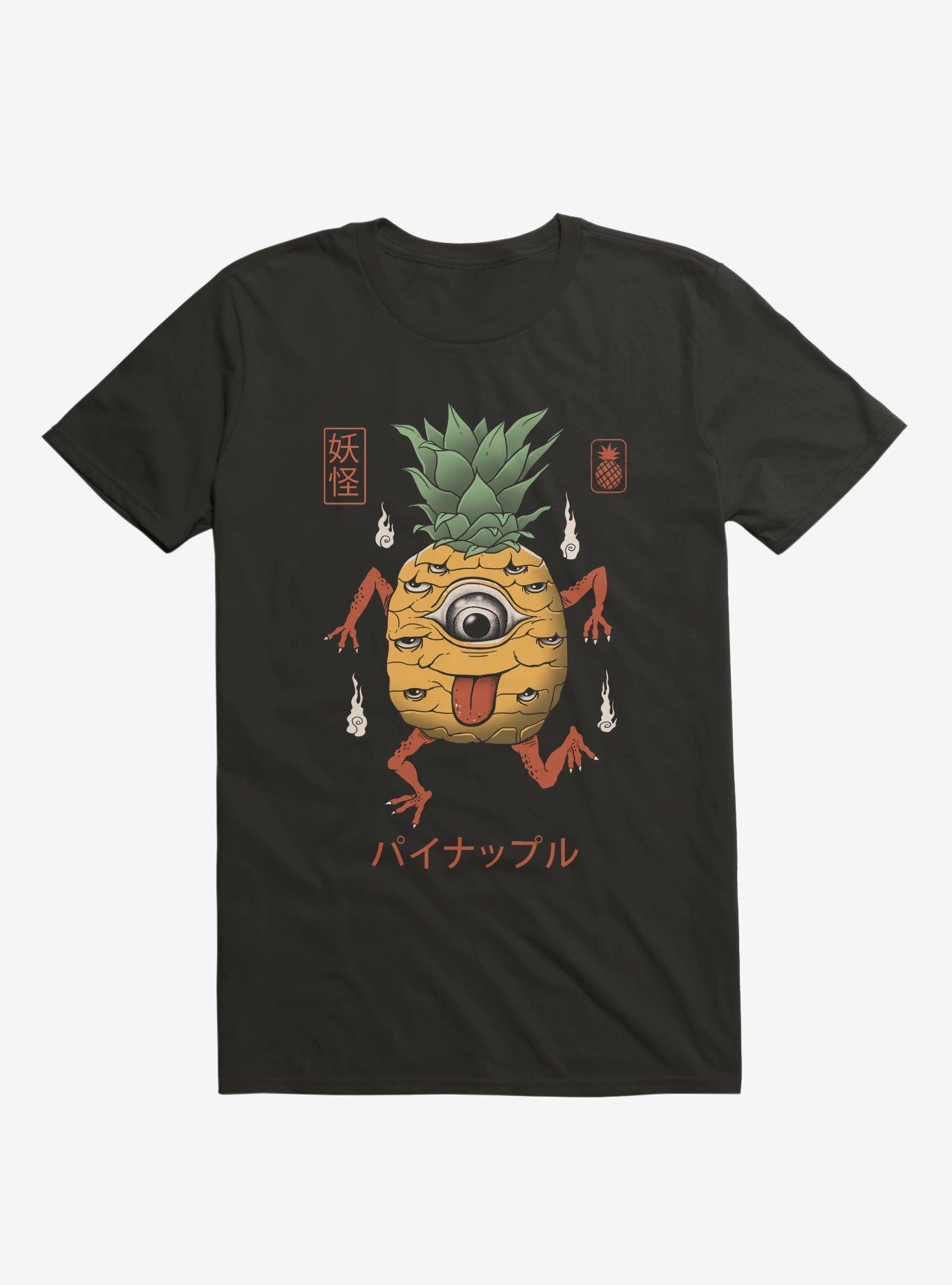 Yokai Pineapple Black T-Shirt, , hi-res