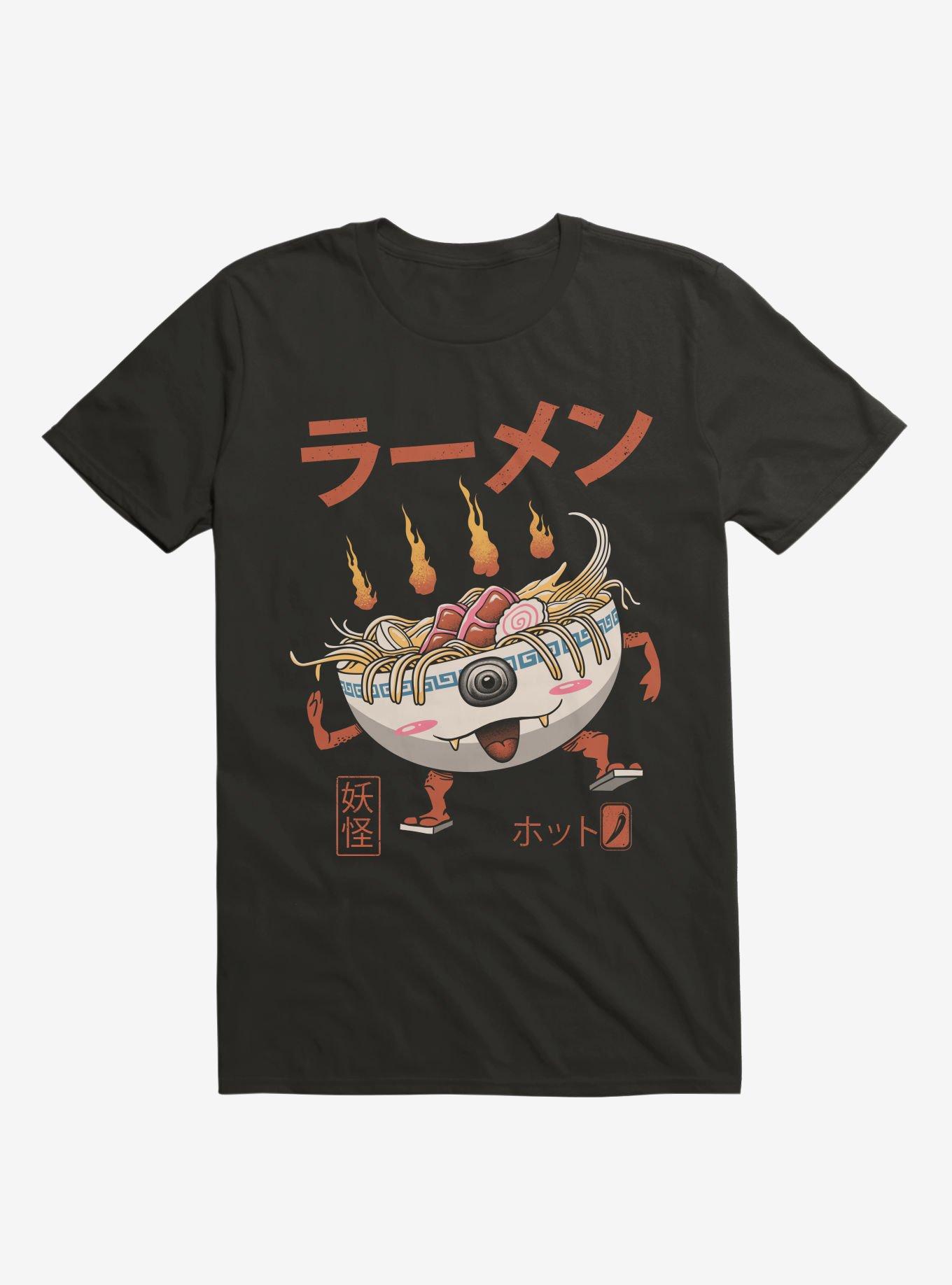 Yokai Ramen Black T-Shirt, BLACK, hi-res