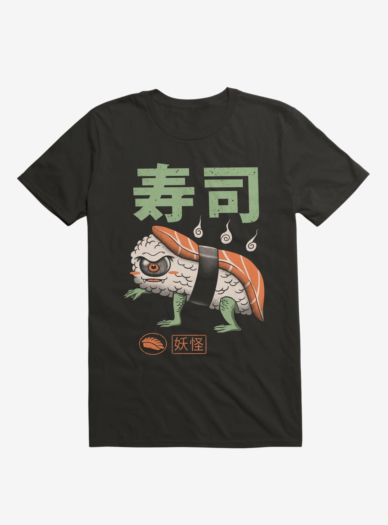 Yokai Sushi Black T-Shirt, , hi-res