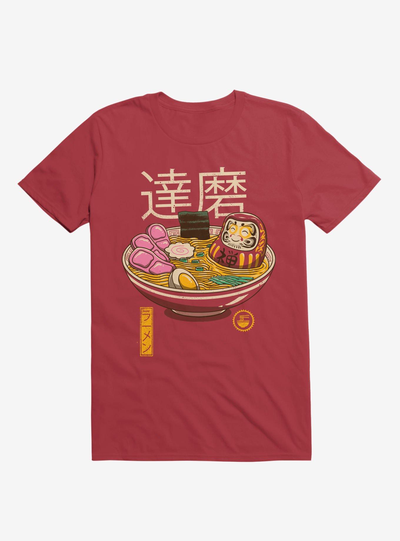 Zen Ramen Red T-Shirt, RED, hi-res