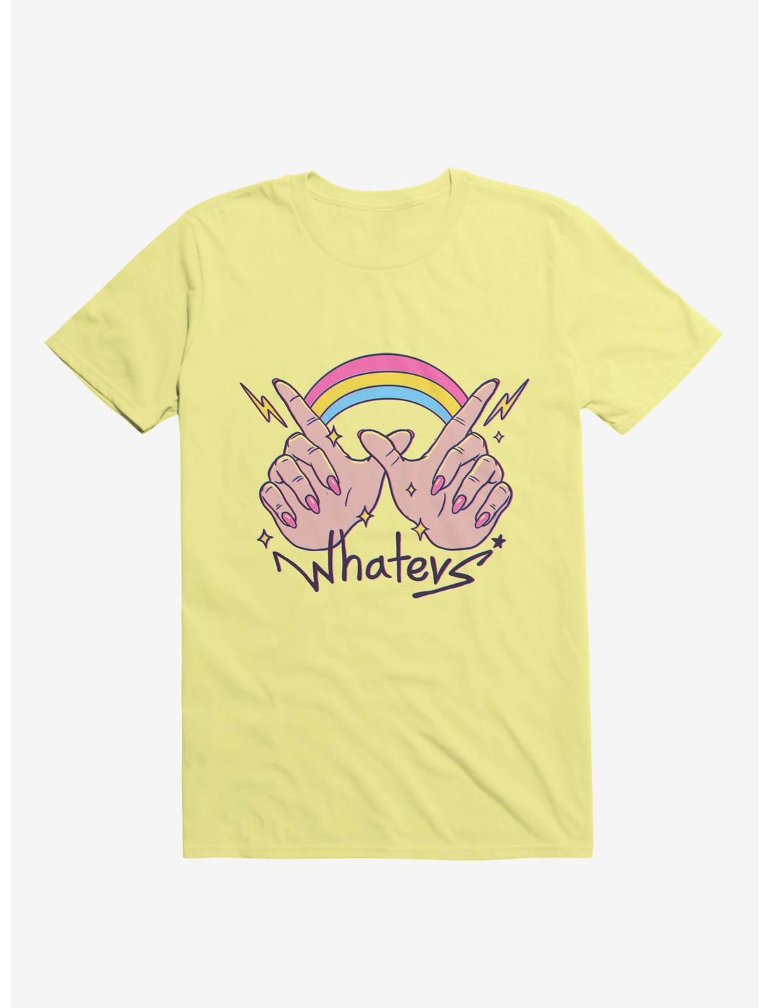 Rainbow Whatevs! Corn Silk Yellow T-Shirt, CORN SILK, hi-res