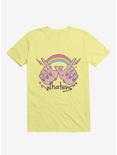 Rainbow Whatevs! Corn Silk Yellow T-Shirt, CORN SILK, hi-res