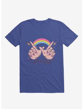 Rainbow Whatevs! Royal Blue T-Shirt, , hi-res