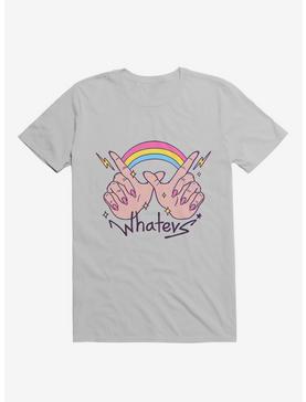 Rainbow Whatevs! Ice Grey T-Shirt, , hi-res