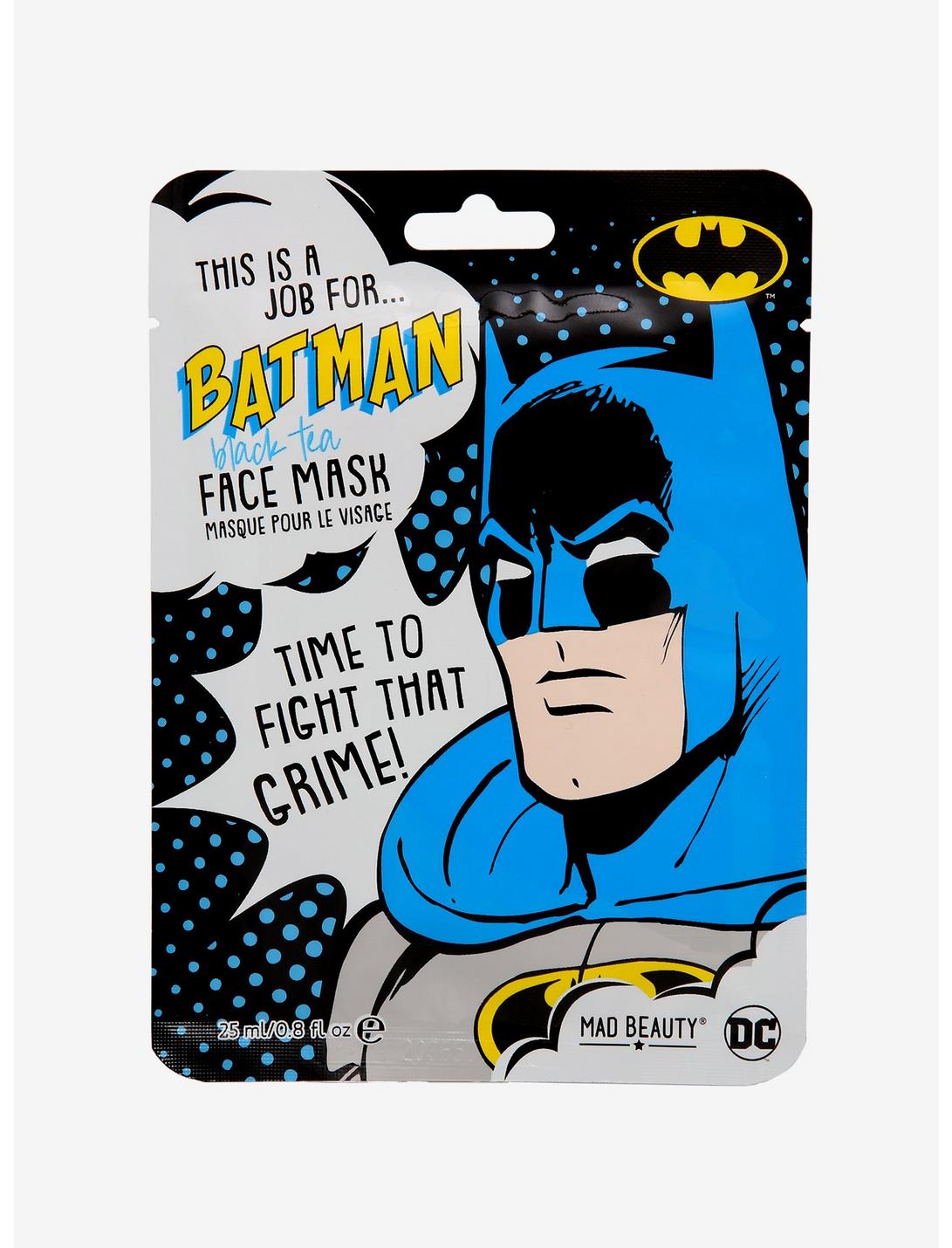 Mad Beauty DC Comics Batman Black Tea Face Mask, , hi-res