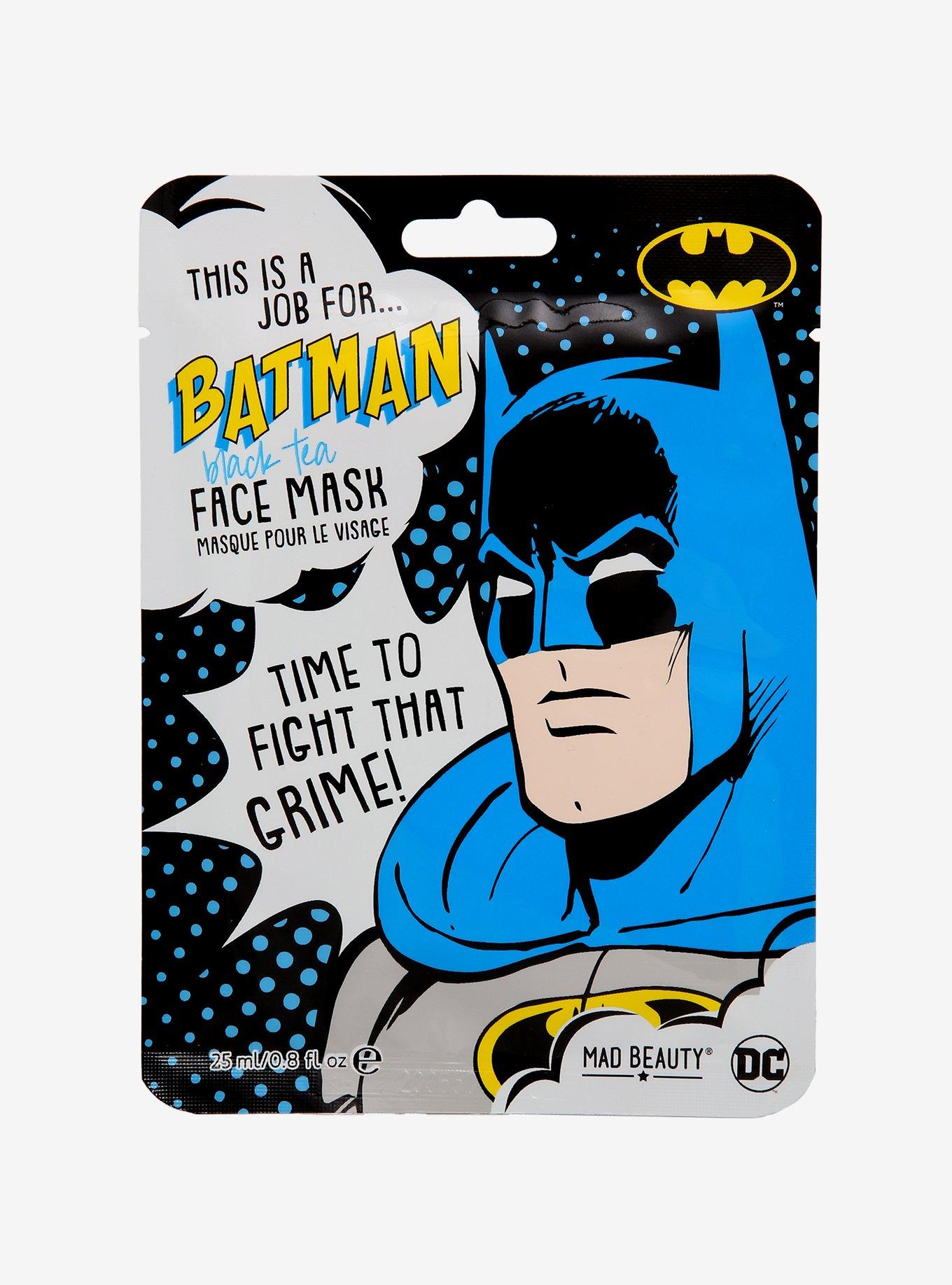 Mad Beauty DC Comics Batman Black Tea Face Mask, , hi-res