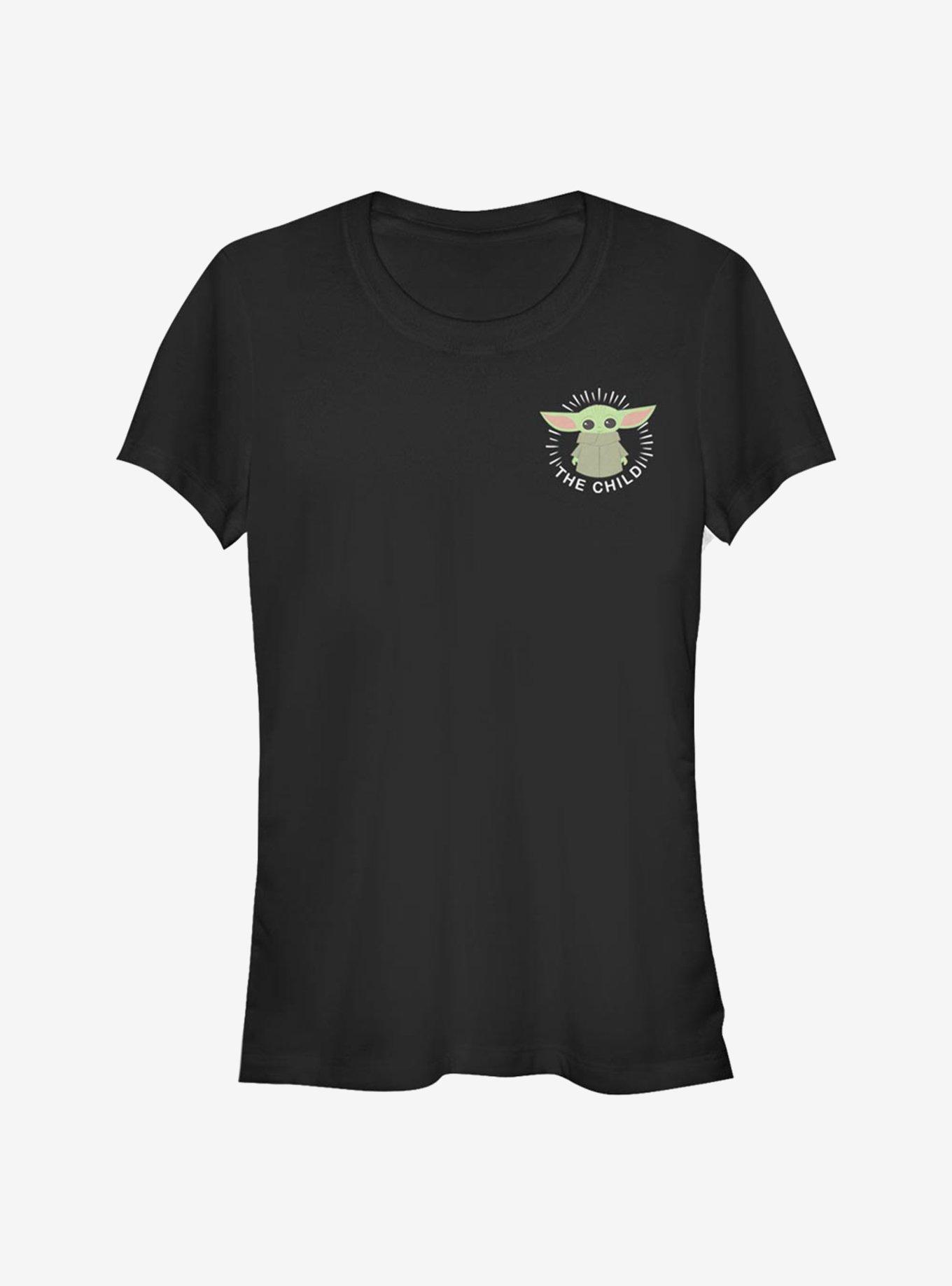 Star Wars The Mandalorian The Child Cartoon Badge Girls T-Shirt, , hi-res