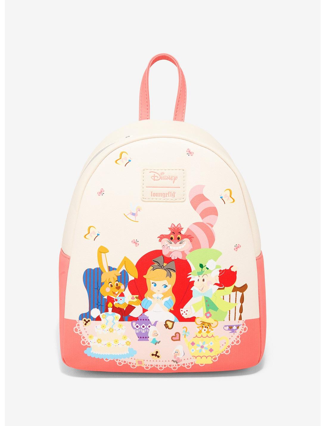 Loungefly Disney Alice In Wonderland Pink Tea Party Mini Backpack, , hi-res
