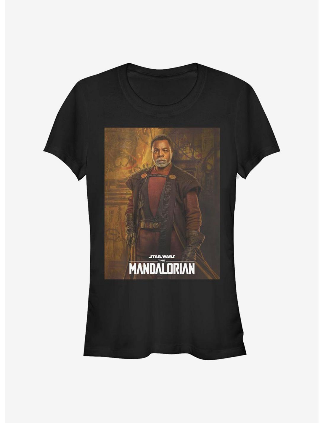 Star Wars The Mandalorian Greef Karga Poster Girls T-Shirt, BLACK, hi-res
