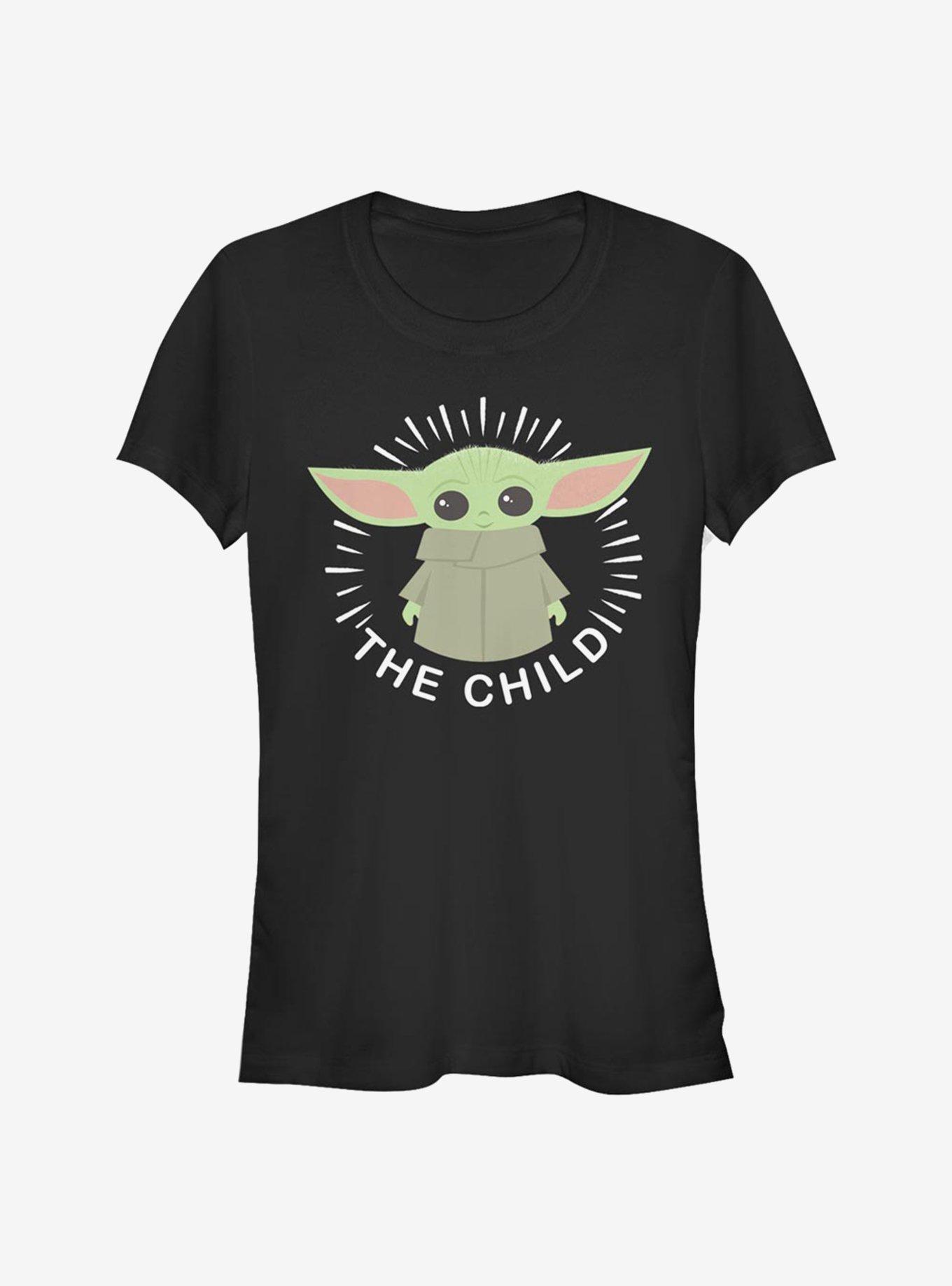 Star Wars The Mandalorian Child Cartoon Badge Girls T-Shirt