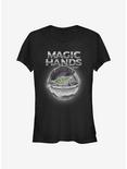 Star Wars The Mandalorian The Child Magic Hands Girls T-Shirt, BLACK, hi-res
