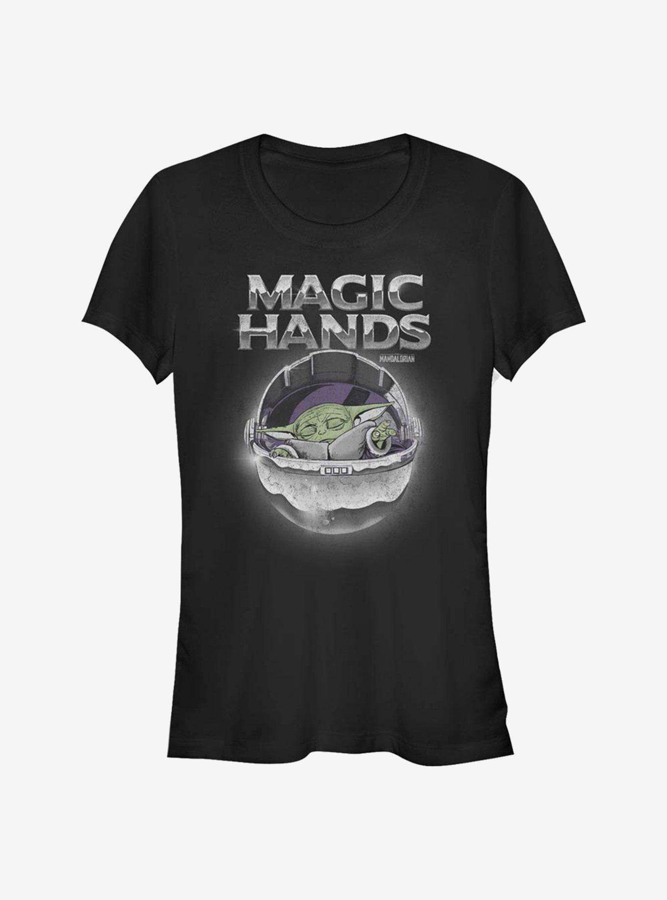 Star Wars The Mandalorian The Child Magic Hands Girls T-Shirt, BLACK, hi-res
