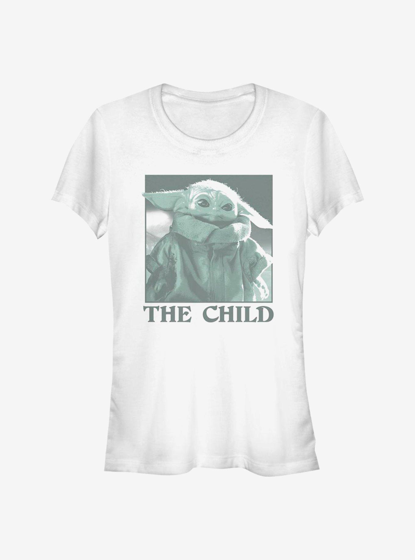Star Wars The Mandalorian The Child Monochrome Girls T-Shirt, WHITE, hi-res