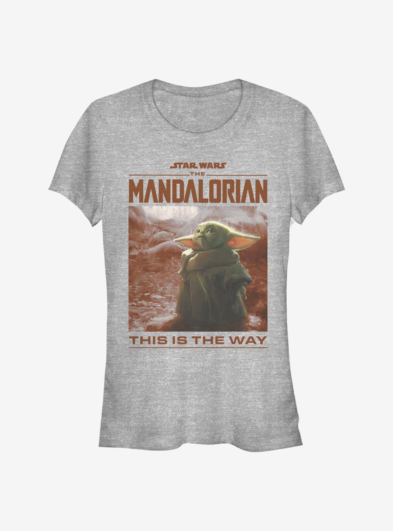 Star Wars The Mandalorian The Child Render Art Girls T-Shirt, ATH HTR, hi-res