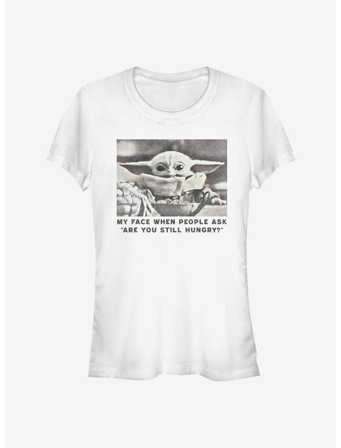 Star Wars The Mandalorian The Child Still Hungry Girls T-Shirt, WHITE, hi-res