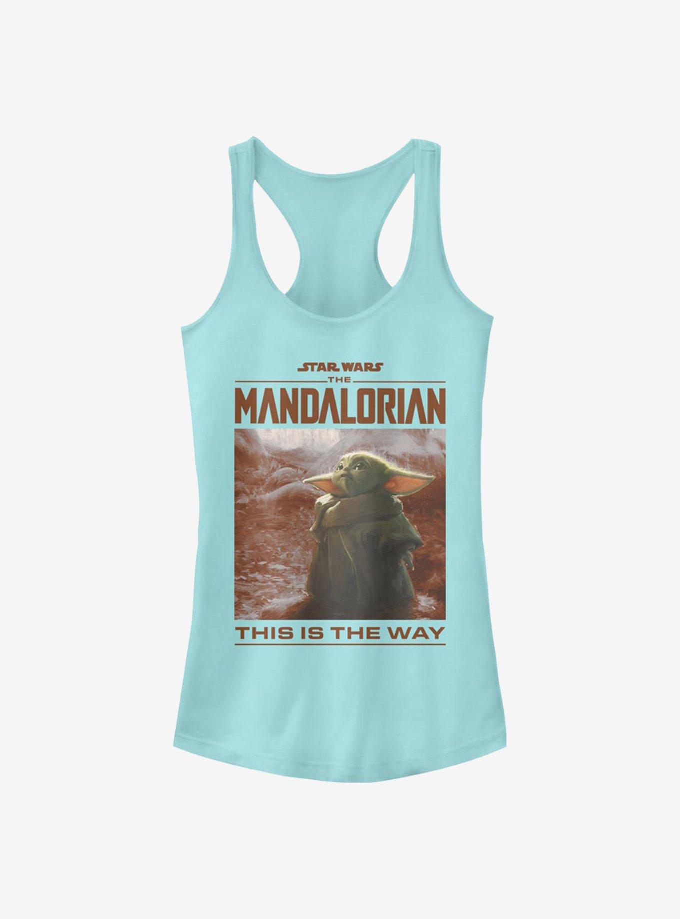 Star Wars The Mandalorian Child Render Art Girls Tank