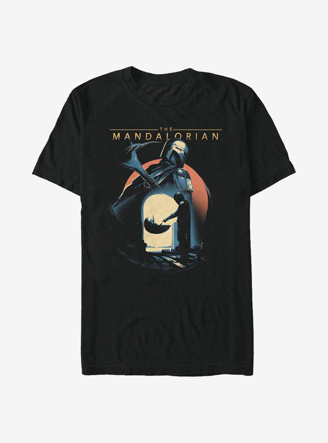 Star Wars The Mandalorian First Encounter T-Shirt, BLACK, hi-res