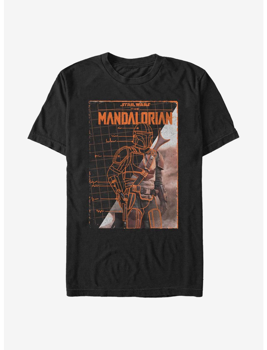 Star Wars The Mandalorian Gallery Poster T-Shirt, BLACK, hi-res