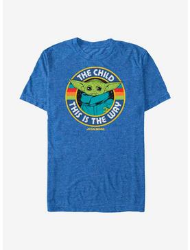 Rainbow Wars The Mandalorian Rainbow The Child T-Shirt, , hi-res