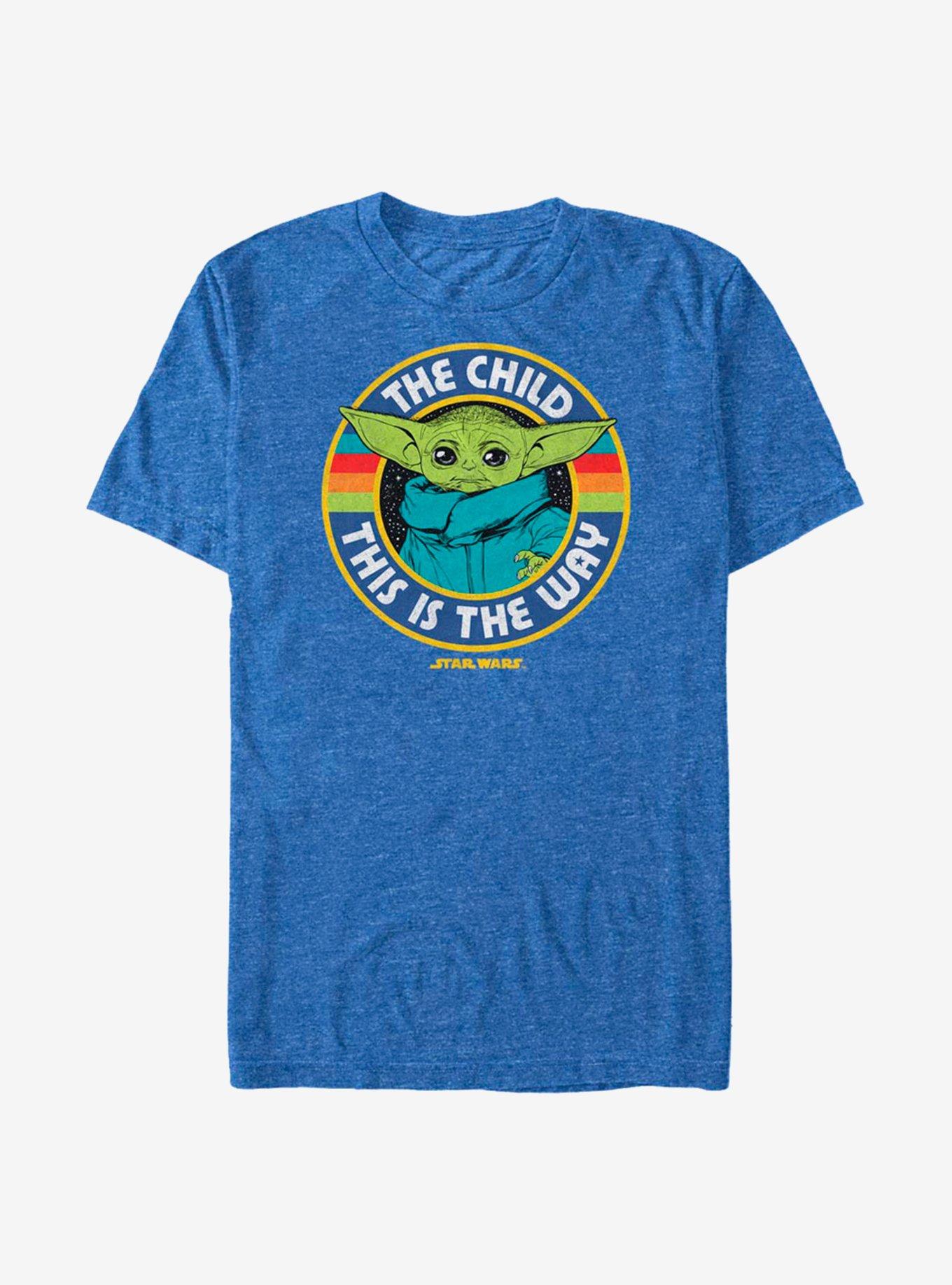 Rainbow Wars The Mandalorian Rainbow The Child T-Shirt, , hi-res