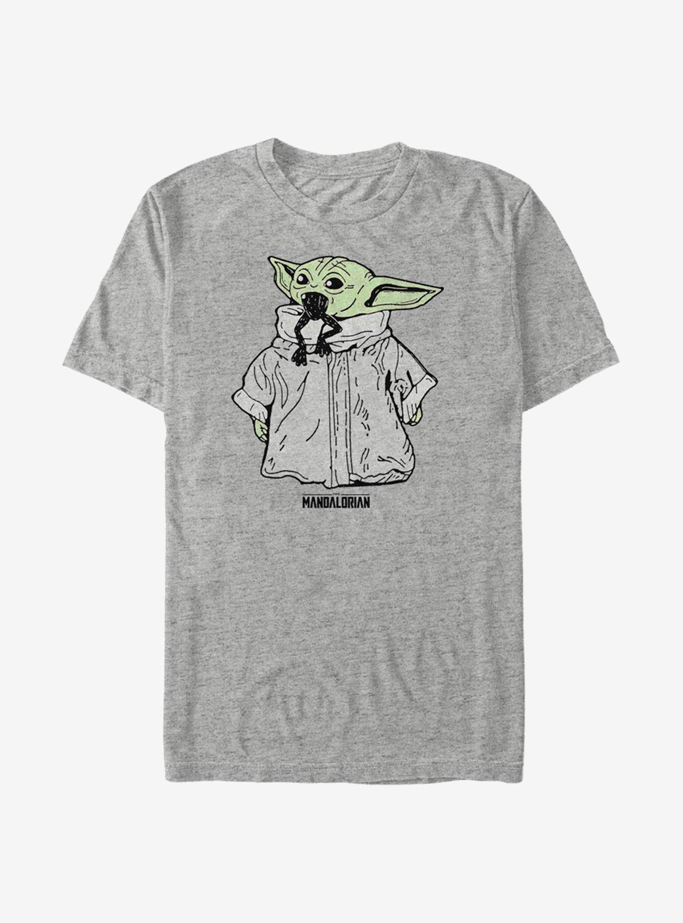 Star Wars The Mandalorian The Child Linework Pop T-Shirt, , hi-res