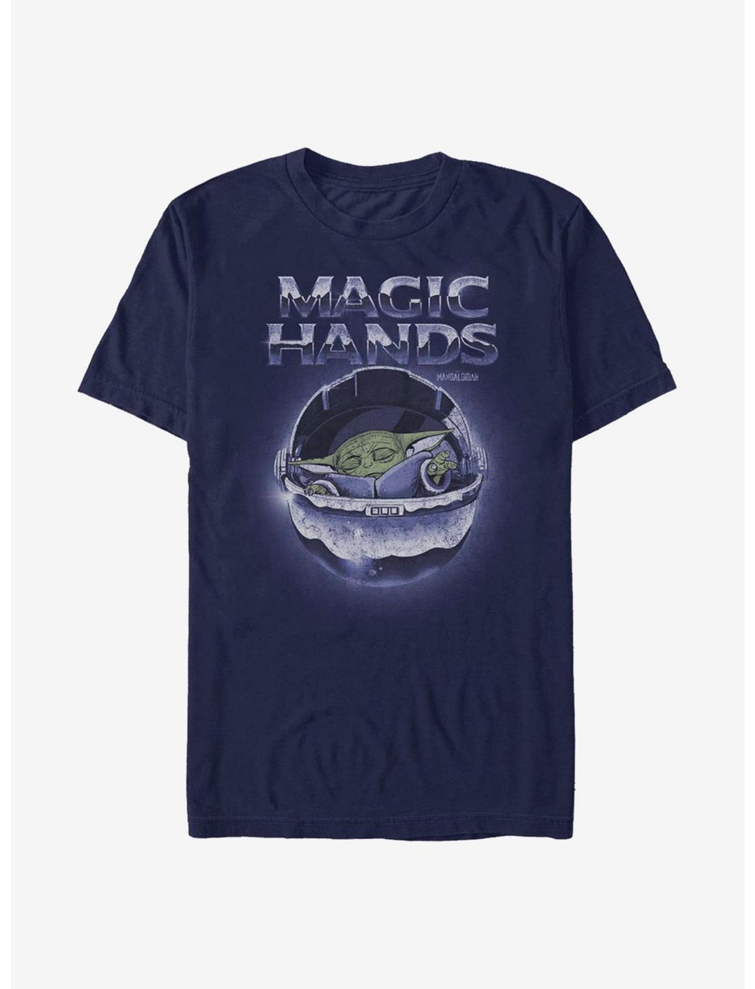 Star Wars The Mandalorian The Child Magic Hands T-Shirt, NAVY, hi-res