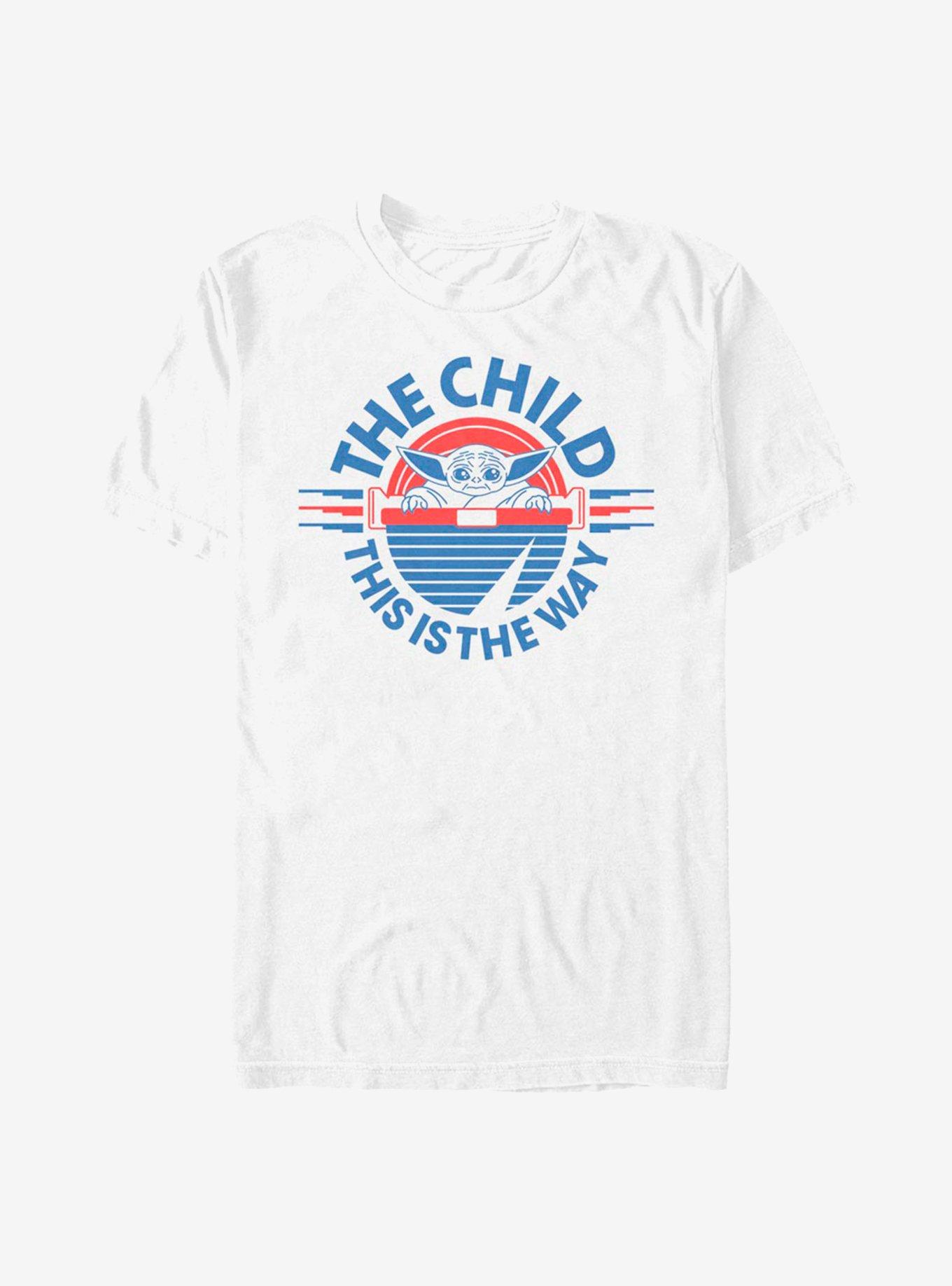 Star Wars The Mandalorian The Child Retro T-Shirt, WHITE, hi-res