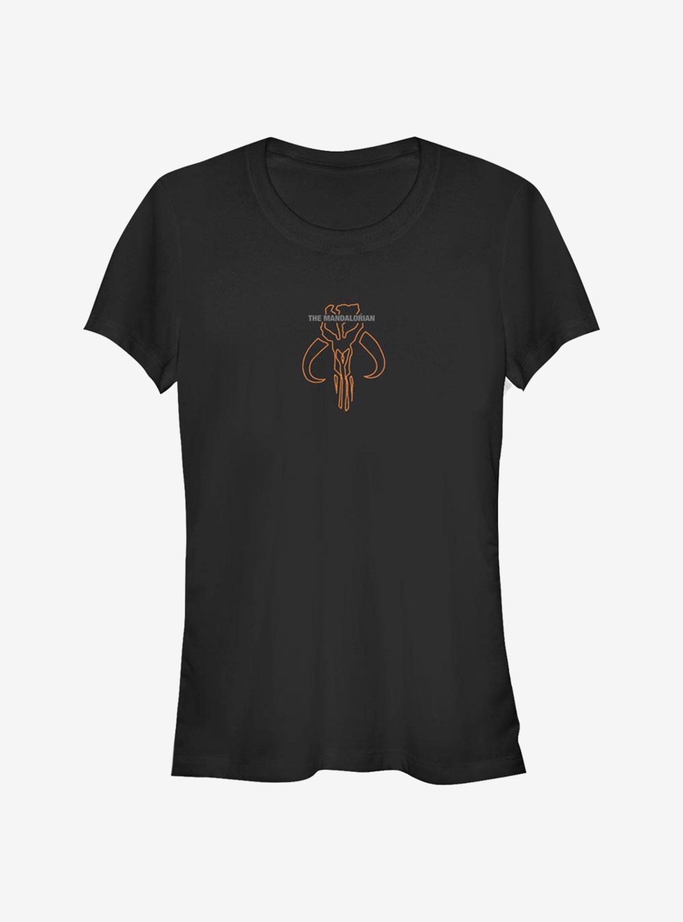 Star Wars The Mandalorian Sigil Girls T-Shirt, BLACK, hi-res