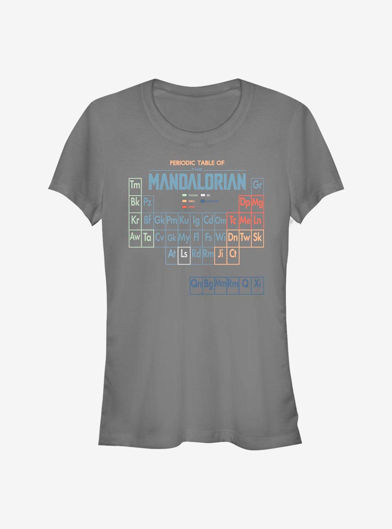 Star Wars The Mandalorian Mando Table Girls T-Shirt, CHARCOAL, hi-res