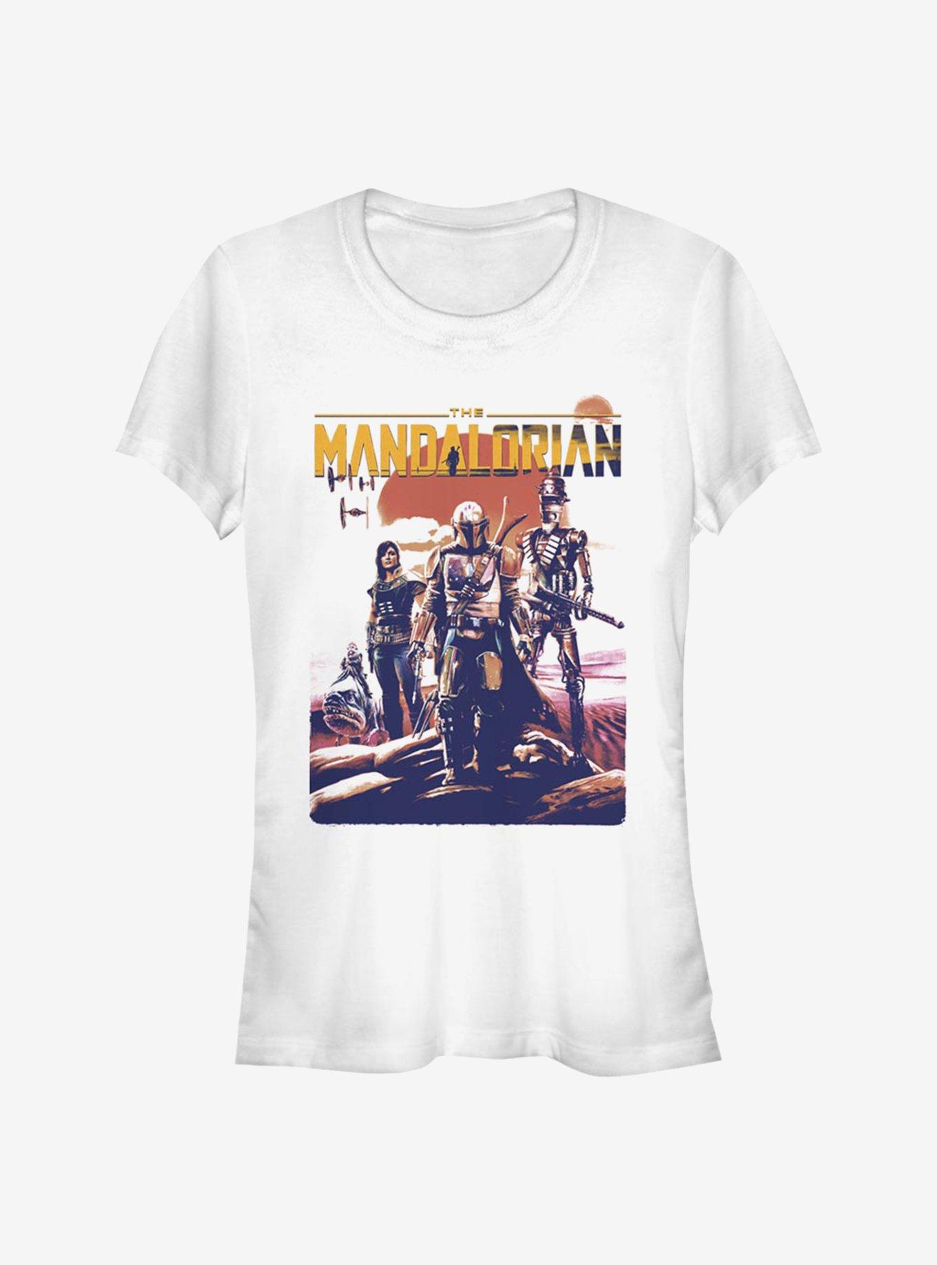Star Wars The Mandalorian Saga Continues Girls T-Shirt, WHITE, hi-res
