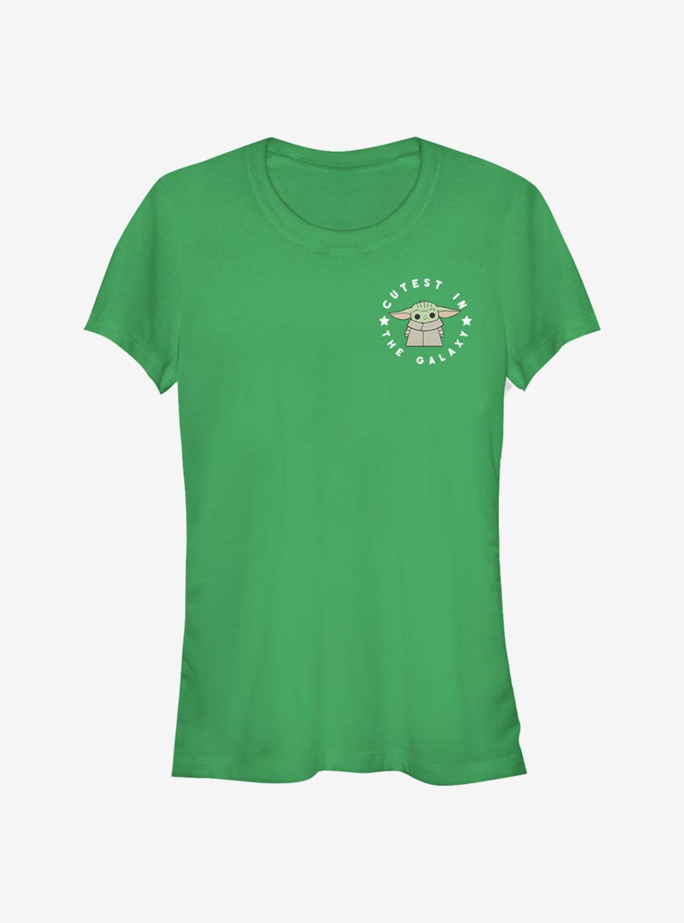 Star Wars The Mandalorian The Child Cutest Badge Girls T-Shirt, KELLY, hi-res