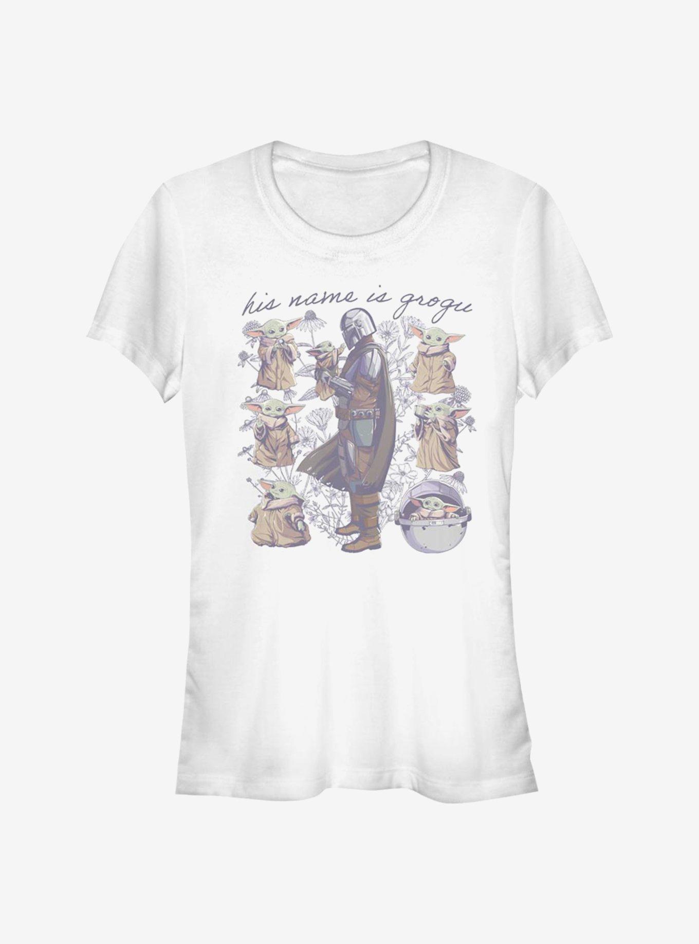 Star Wars The Mandalorian The Child Floral Girls T-Shirt, , hi-res