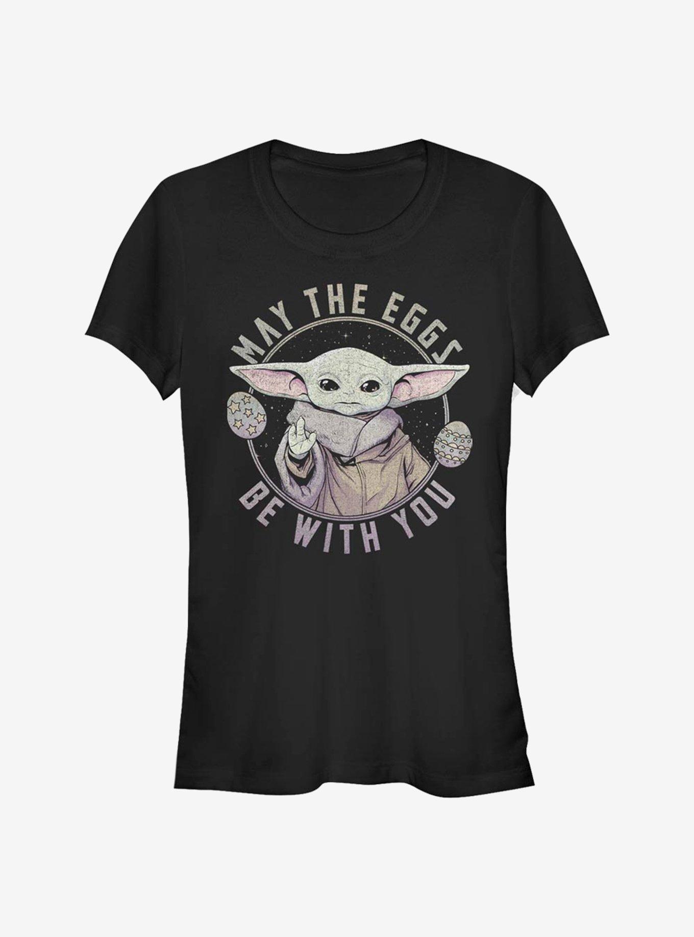 Star Wars The Mandalorian The Child May The Eggs Girls T-Shirt, BLACK, hi-res