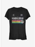 Star Wars The Mandalorian The Child Stripes Girls T-Shirt, BLACK, hi-res