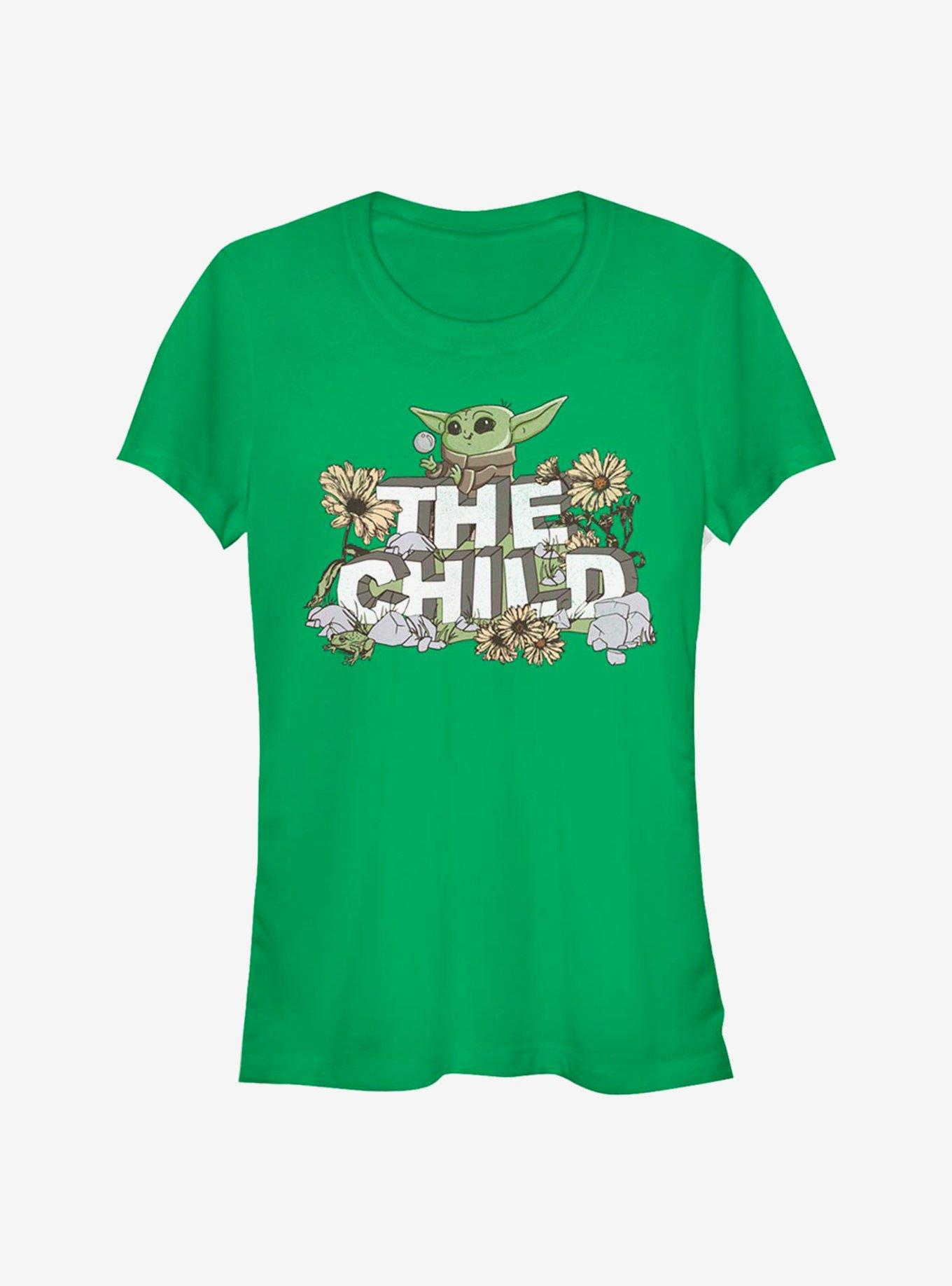 Star Wars The Mandalorian Vintage Flower The Child Girls T-Shirt, , hi-res