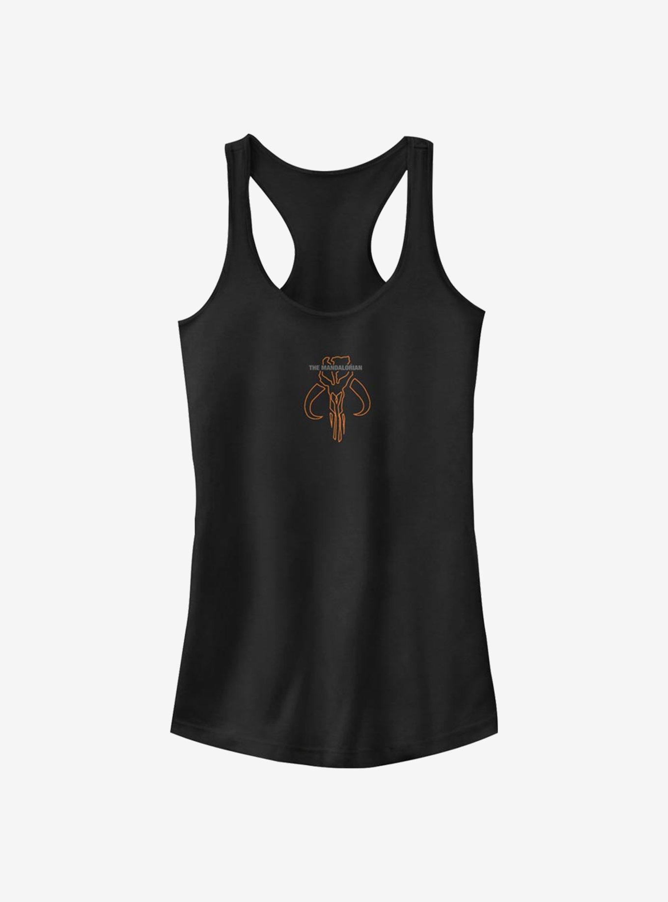 Star Wars The Mandalorian Sigil Girls Tank, BLACK, hi-res