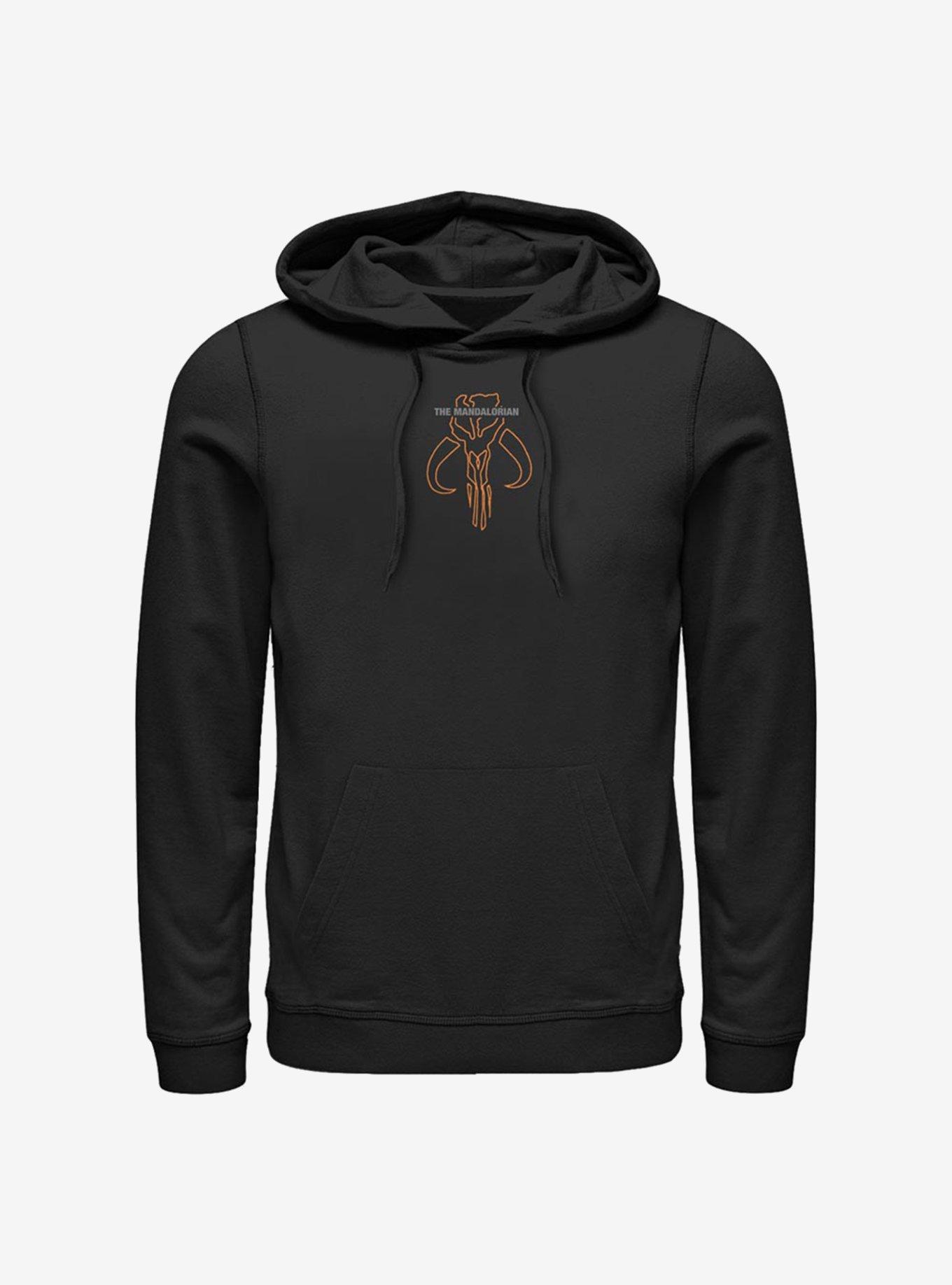 Star Wars The Mandalorian Sigil Hoodie, BLACK, hi-res